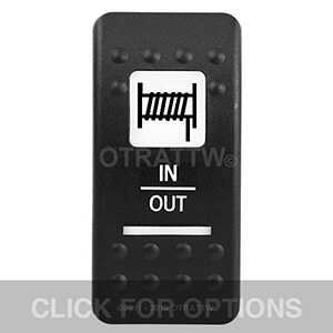 CONTURA II, WINCH IN/OUT, WHITE LENS, ROCKER ONLY CONTURA II, WINCH IN/OUT, WHITE LENS, ROCKER ONLY