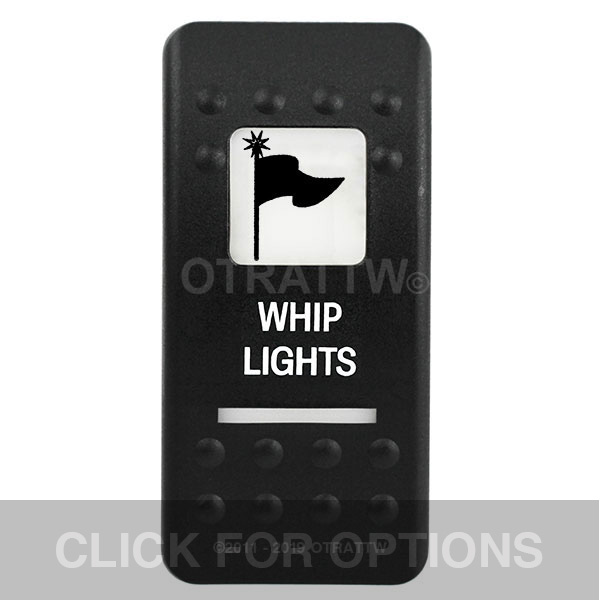 CONTURA II, WHIP LIGHTS, WHITE LENS, UPPER INDEPENDENT CONTURA II, WHIP LIGHTS, WHITE LENS, UPPER INDEPENDENT
