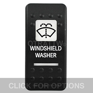 CONTURA II, WINDSHIELD WASHER, WHITE LENS, ROCKER ONLY