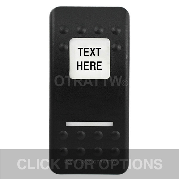 CONTURA II, TEXT ONLY, WHITE LENS, ROCKER ONLY CONTURA II, TEXT ONLY, WHITE LENS, ROCKER ONLY