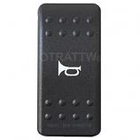 CONTURA II, BLACK HORN ROCKER, NON-LIGHTED SWITCH