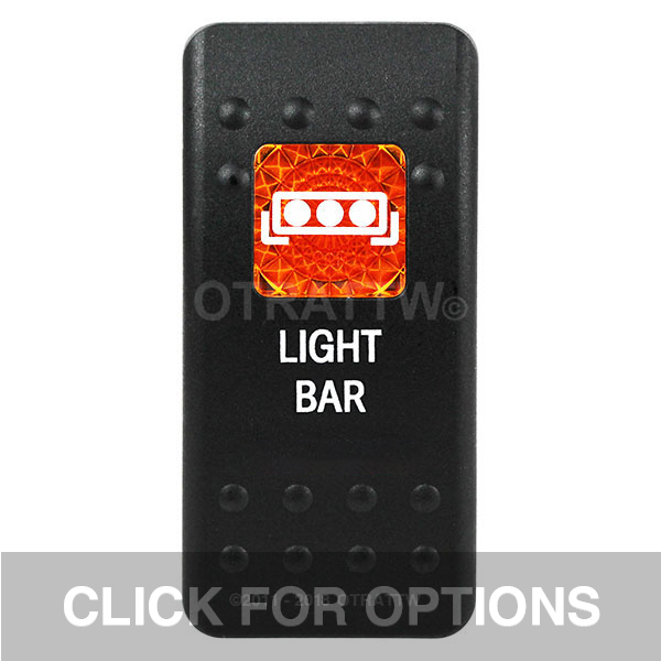CONTURA II, LIGHT BAR, AMBER SINGLE LENS, SINGLE UPPER DEPENDENT