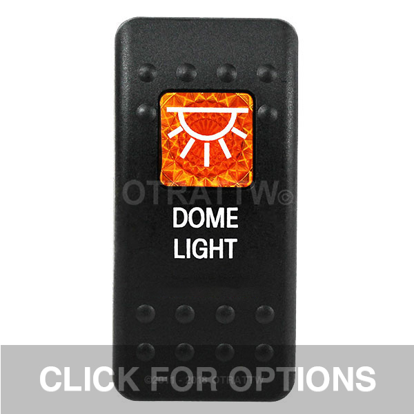 CONTURA II, DOME LIGHT, AMBER SINGLE LENS, SINGLE UPPER DEPENDENT