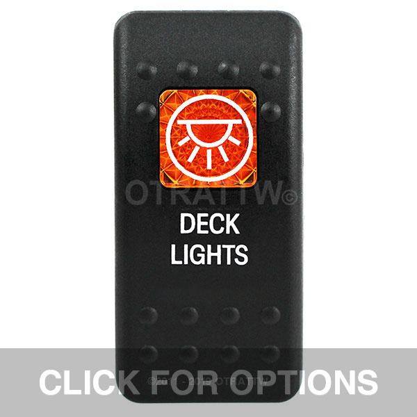 CONTURA II, DECK LIGHTS, AMBER SINGLE LENS, SINGLE UPPER DEPENDENT