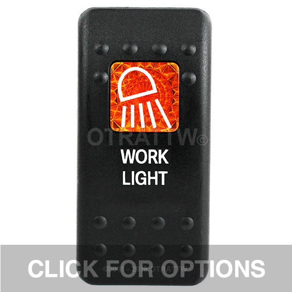 CONTURA II, WORK LIGHT, AMBER SINGLE LENS, SINGLE UPPER DEPENDENT