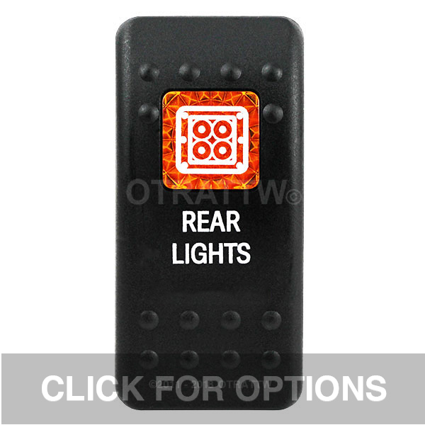 CONTURA II, REAR LIGHTS, AMBER SINGLE LENS, SINGLE UPPER DEPENDENT