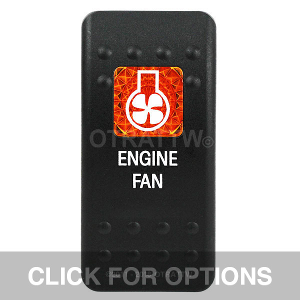 CONTURA II, ENGINE FAN, AMBER SINGLE LENS, SINGLE UPPER DEPENDENT