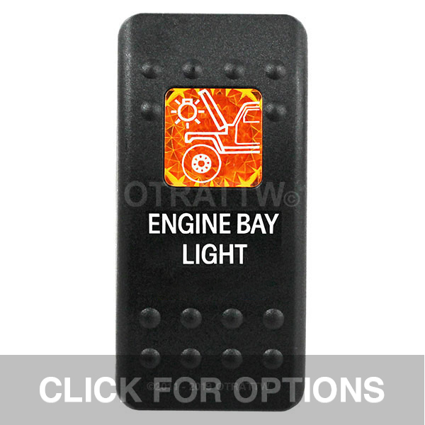 CONTURA II, ENGINE BAY LIGHT, AMBER SINGLE LENS, SINGLE UPPER DEPENDENT