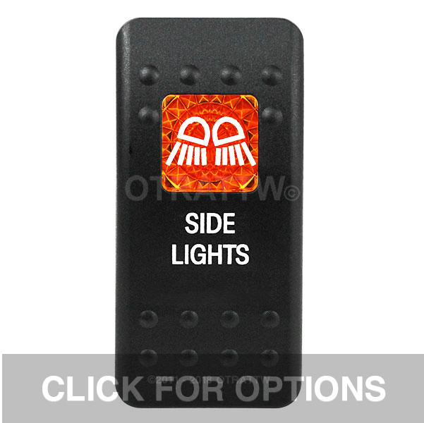 CONTURA II, SIDE LIGHTS, AMBER SINGLE LENS, SINGLE UPPER DEPENDENT