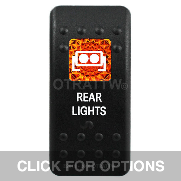 CONTURA II, REAR LIGHTS, AMBER SINGLE LENS, SINGLE UPPER DEPENDENT