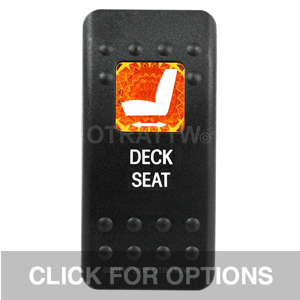 CONTURA II, DECK SEAT, AMBER SINGLE LENS, SINGLE UPPER DEPENDENT CONTURA II, DECK SEAT, AMBER SINGLE LENS, SINGLE UPPER DEPENDENT