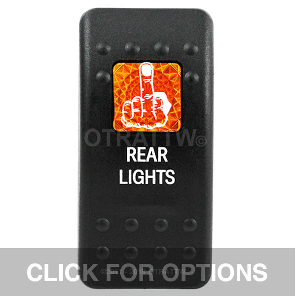 CONTURA II, REAR LIGHTS, AMBER SINGLE LENS, SINGLE UPPER DEPENDENT