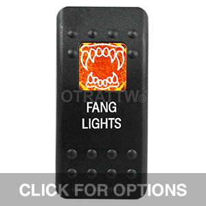 CONTURA II, FANG LIGHTS, AMBER SINGLE LENS, SINGLE UPPER DEPENDENT CONTURA II, FANG LIGHTS, AMBER SINGLE LENS, SINGLE UPPER DEPENDENT