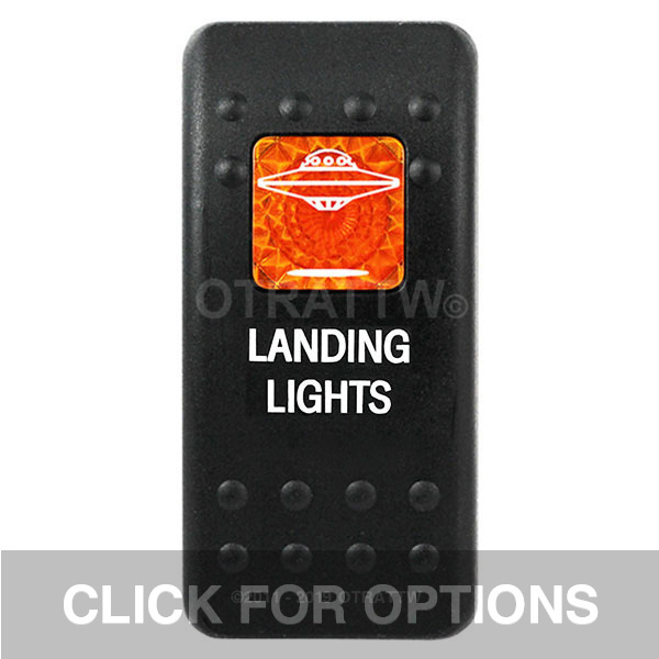 CONTURA II, LANDING LIGHTS, AMBER SINGLE LENS, SINGLE UPPER DEPENDENT