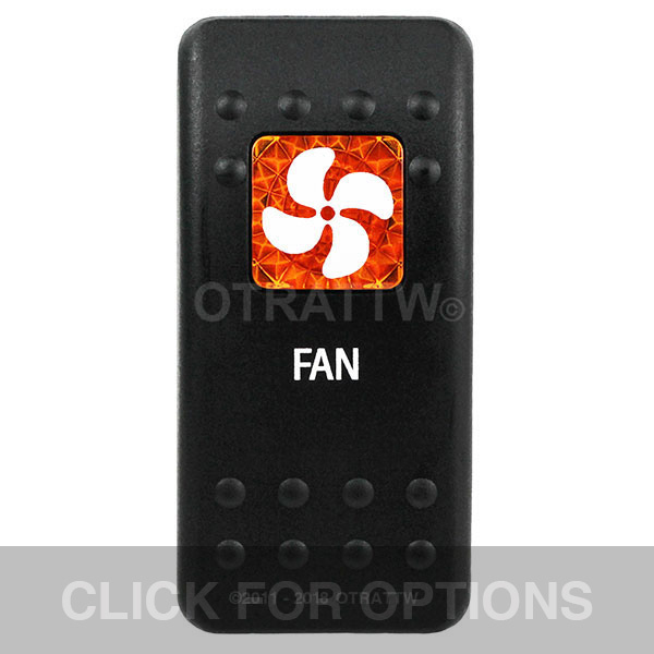 CONTURA II, FAN, AMBER SINGLE LENS, SINGLE UPPER DEPENDENT