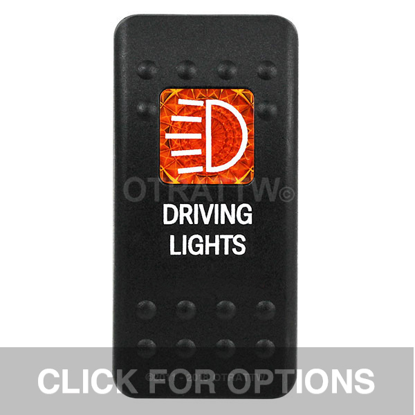 CONTURA II, DRIVING LIGHTS, AMBER SINGLE LENS, SINGLE UPPER DEPENDENT