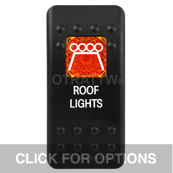 CONTURA II, ROOF LIGHTS, AMBER SINGLE LENS, SINGLE UPPER DEPENDENT