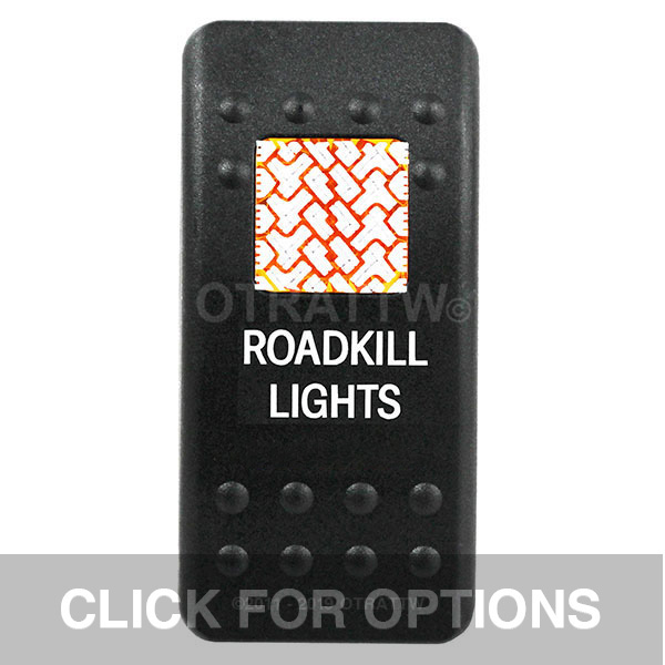 CONTURA II, ROADKILL LIGHTS, AMBER SINGLE LENS, SINGLE UPPER DEPENDENT CONTURA II, ROADKILL LIGHTS, AMBER SINGLE LENS, SINGLE UPPER DEPENDENT