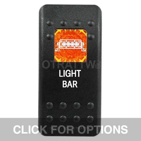 CONTURA II, LIGHT BAR, AMBER SINGLE LENS, SINGLE UPPER DEPENDENT