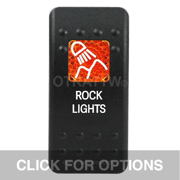 CONTURA II, ROCK LIGHTS, AMBER SINGLE LENS, SINGLE UPPER DEPENDENT