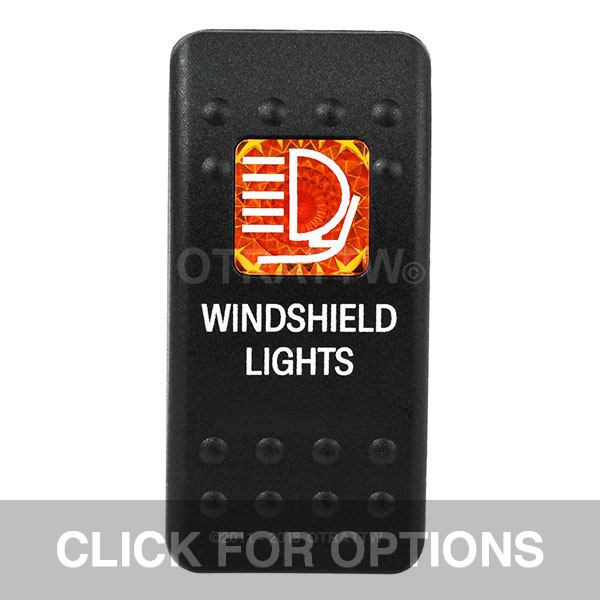 CONTURA II, WINDSHIELD LIGHTS, AMBER SINGLE LENS, SINGLE UPPER DEPENDENT
