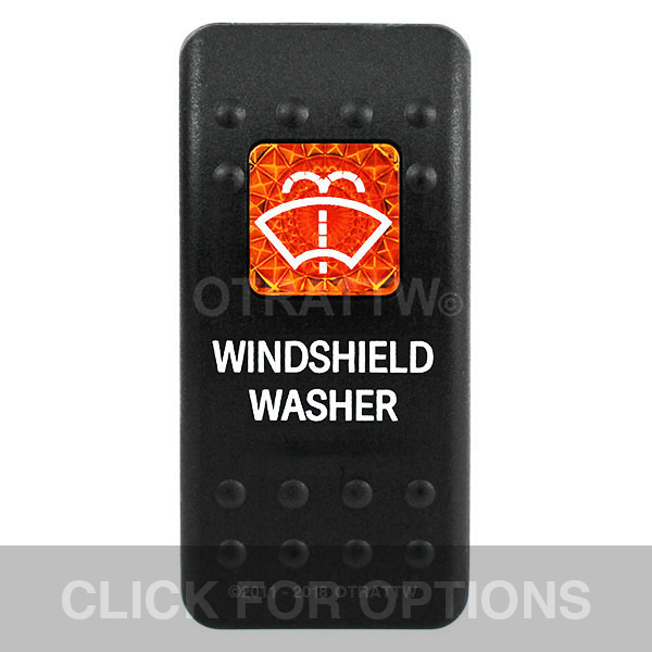 CONTURA II, WINDSHIELD WASHER, AMBER SINGLE LENS, SINGLE UPPER DEPENDENT