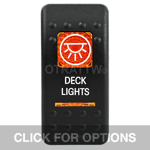 CONTURA II, DECK LIGHTS, AMBER LENS, LOWER INDEPENDENT