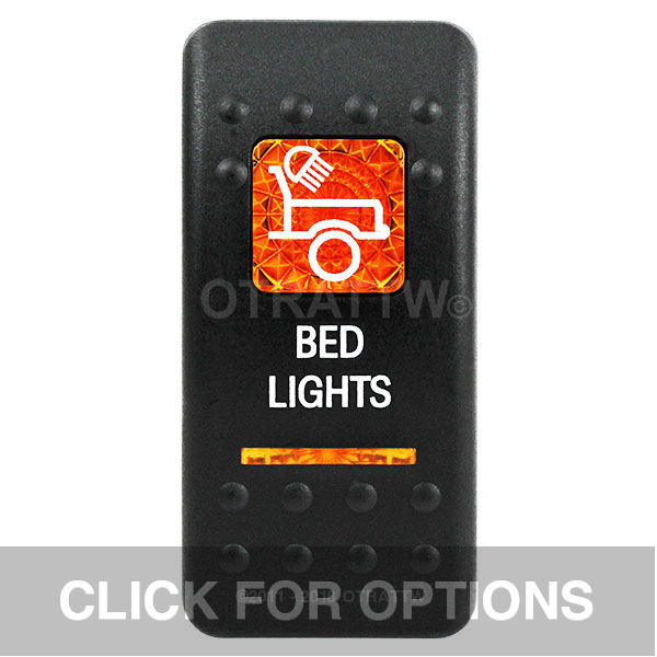 CONTURA II, BED LIGHTS, AMBER LENS, LOWER INDEPENDENT