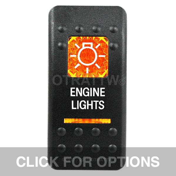 CONTURA II, ENGINE LIGHTS, AMBER LENS, UPPER INDEPENDENT