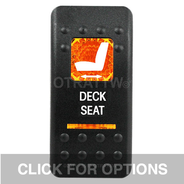 CONTURA II, DECK SEAT, AMBER LENS, UPPER INDEPENDENT