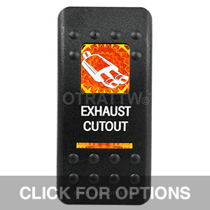 CONTURA II, EXHAUST CUTOUT, AMBER LENS, UPPER INDEPENDENT CONTURA II, EXHAUST CUTOUT, AMBER LENS, UPPER INDEPENDENT