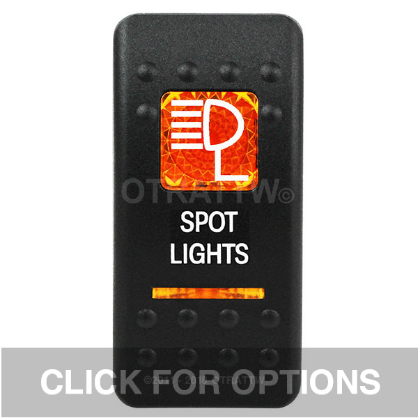 CONTURA II, SPOT LIGHTS, AMBER LENS, LOWER INDEPENDENT