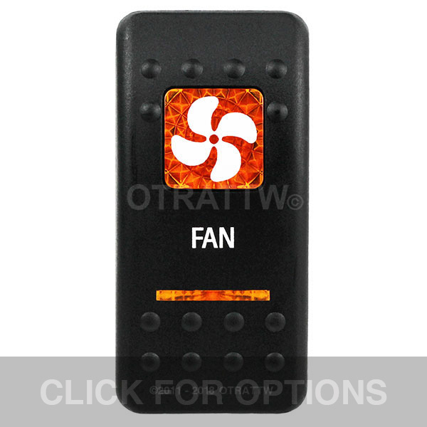 CONTURA II, FAN, AMBER LENS, UPPER INDEPENDENT