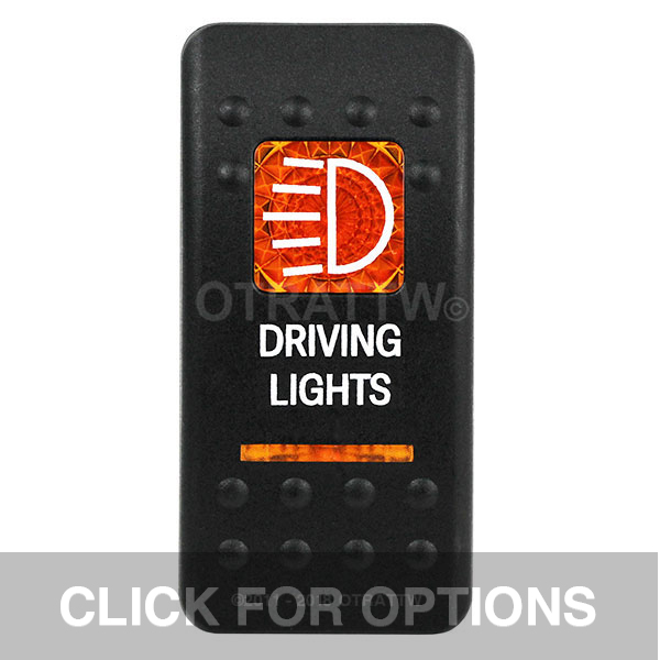 CONTURA II, DRIVING LIGHTS, AMBER LENS, UPPER INDEPENDENT