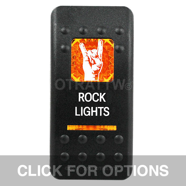 CONTURA II, ROCK LIGHTS, AMBER LENS, UPPER INDEPENDENT CONTURA II, ROCK LIGHTS, AMBER LENS, UPPER INDEPENDENT