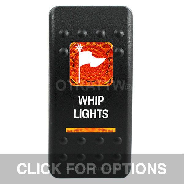 CONTURA II, WHIP LIGHTS, AMBER LENS, LOWER INDEPENDENT