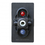CONTURA V, RED/BLUE LEDS, MOMENTARY LOWER LED INDEPENDENT CONTURA V, RED/BLUE LEDS, MOMENTARY LOWER LED INDEPENDENT