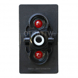 V-SERIES SEALED ROCKER SWITCH, BODY ONLY, NO ROCKER