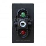 CONTURA V, GREEN/RED LEDS, MOMENTARY UPPER LED INDEPENDENT