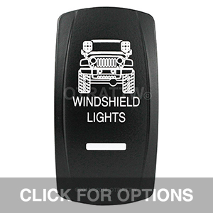 CONTURA V, JEEP JK WINDSHIELD LIGHTS, UPPER INDEPENDENT