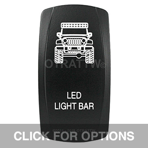 CONTURA V, JEEP JK LED LIGHT BAR, UPPER DEPENDENT LED ONLY
