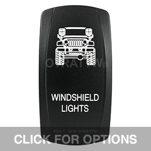 CONTURA V, JEEP JK WINDSHIELD LIGHTS, ROCKER ONLY