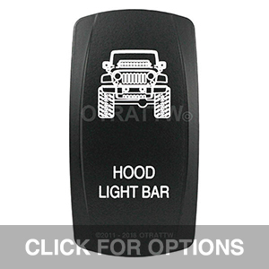 CONTURA V, JEEP JK HOOD LIGHT BAR , UPPER DEPENDENT LED ONLY