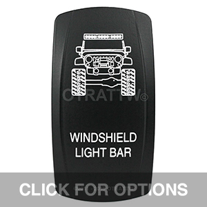 CONTURA V, JEEP JK WINDSHIELD LIGHT BAR, UPPER INDEPENDENT