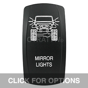 CONTURA V, JEEP JK MIRROR LIGHTS, UPPER DEPENDENT LED ONLY