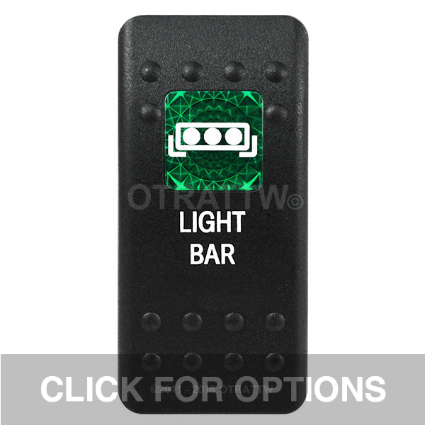 CONTURA II, LIGHT BAR, GREEN SINGLE LENS, SINGLE UPPER DEPENDENT