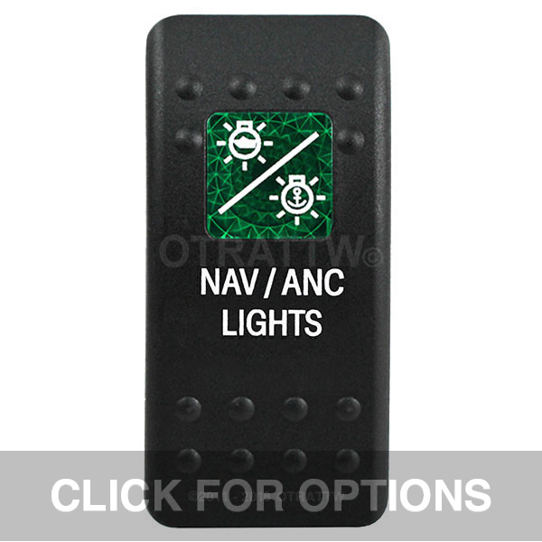 CONTURA II, NAV/ANC LIGHTS, GREEN SINGLE LENS, SINGLE UPPER DEPENDENT
