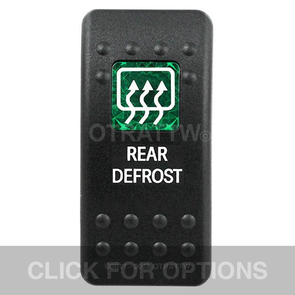 CONTURA II, REAR DEFROST, GREEN SINGLE LENS, SINGLE UPPER DEPENDENT