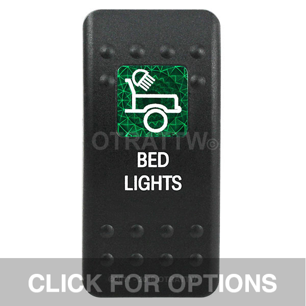 CONTURA II, BED LIGHTS, GREEN SINGLE LENS, SINGLE UPPER DEPENDENT