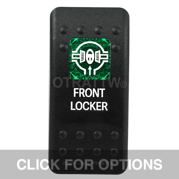 CONTURA II, FRONT LOCKER, GREEN SINGLE LENS, SINGLE UPPER DEPENDENT